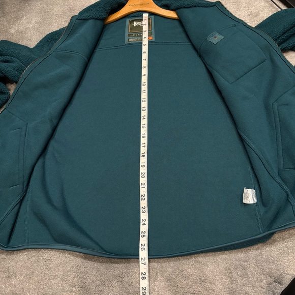 Howler Bros Chisos Fleece Jacket Sherpa Medium Teal - Picture 11 of 12